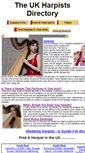 Mobile Screenshot of harpist-directory.net